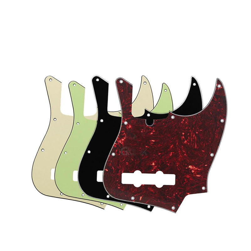 Purple Pearl Jazz Bass Pickguard 10 Hole Guitar Pickguard for 4 String Fender Jazz Bass Modern Style Purple Pearl