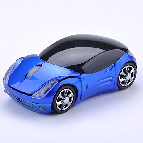 WXG Mini car Shape Mouse - 2.4GHz 1600DPI Wireless Mouse with USB Receiver Tablet Laptop Desktop Computer Mouse