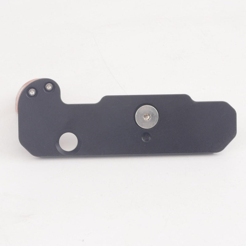 [AUSTRALIA] - FM2 Wooden Hand Grip for Nikon FM2 Camera, L-Shape Handgrip Baseplate Mount for Nikon FM2, Quick Release Aluminum Alloy Plate for Arca, Lightweight Wooden Side Handle (Black) Black 
