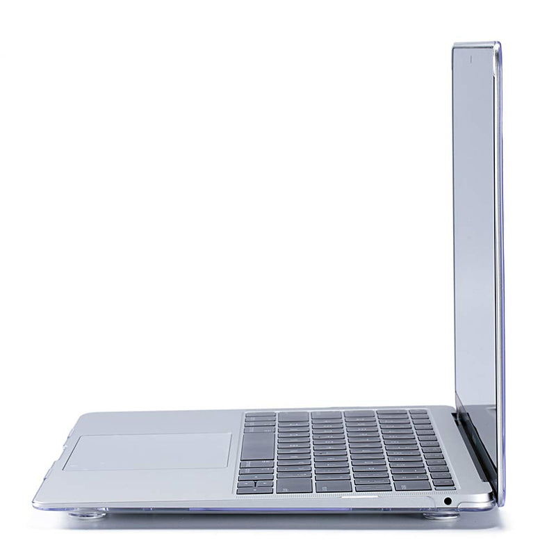 Ruban case for MacBook Air 13 Inch A2337 (M1) / A2179 / A1932 (2021 2020 2019 2018 Release) - Snap On Hard Shell Case Cover for MacBook Air 13 Retina Display with Touch ID, (Crystal Clear) Crystal Clear