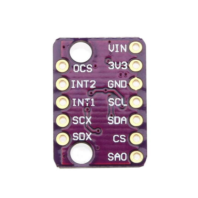 Hailege 2pcs LSM6DS3 LSM6DS3 Accelerometer Gyro Embedded Digital Temperature Sensor Module SPI IIC I2C 8KB FIFO Buffer 5V