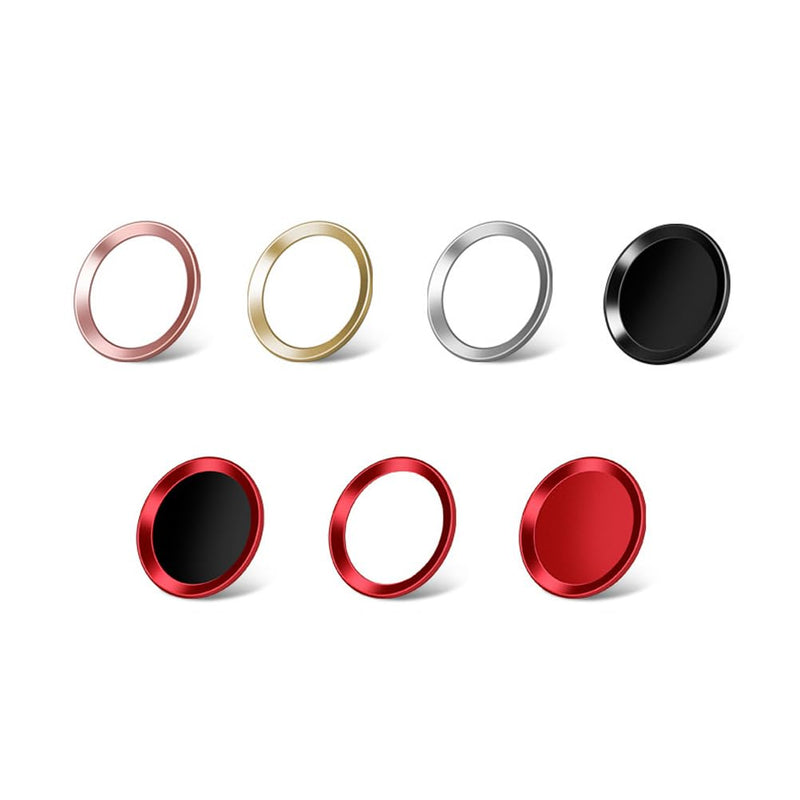 [AUSTRALIA] - Metal Stickers Phone Stickers Home Key Fingerprint Recognition 6s 7 Button Black medium 