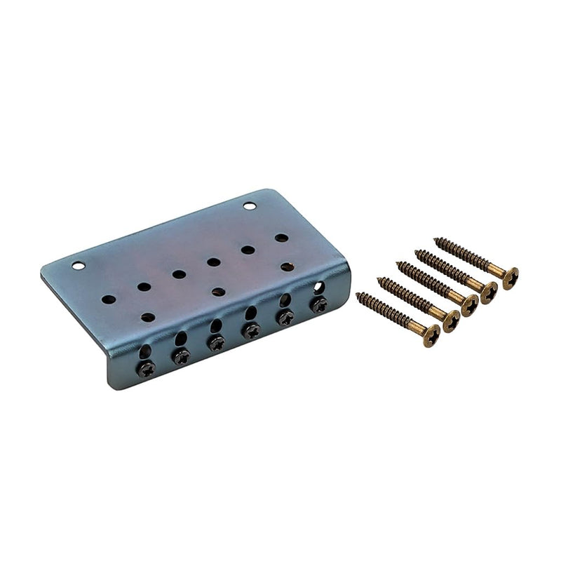 [AUSTRALIA] - 6 String 65MM Metal Fixed Hardtail Saddle Bridge Top Load Guitar Tailpiece for Electric Guitar Accessory, bronze colour 