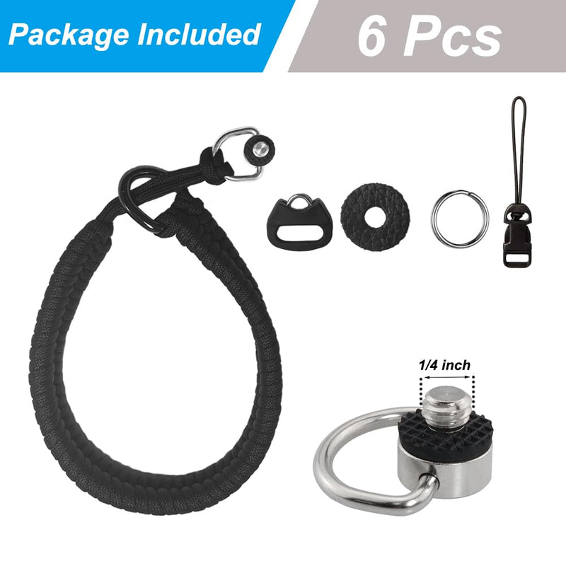 Camera Wrist Strap Paracord Camera Hand Wrist Straps Lanyard with D Ring Screw for DSLR Mirrorless Cameras Phone Gimbal Stabilizer Selfie Stick Tripod Mount