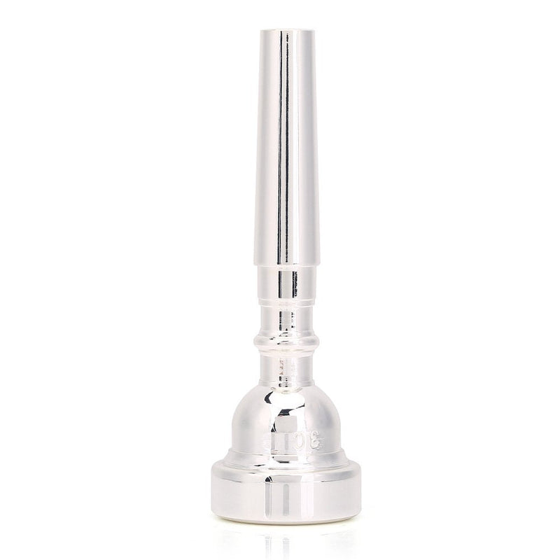 Lead Trumpet Mouthpieces, 3C Mouthpieces for Musical Instruments, Silver Plated Trumpet Mouthpiece for Beginners, Professionals Players and Music Instrument Enthusiasts