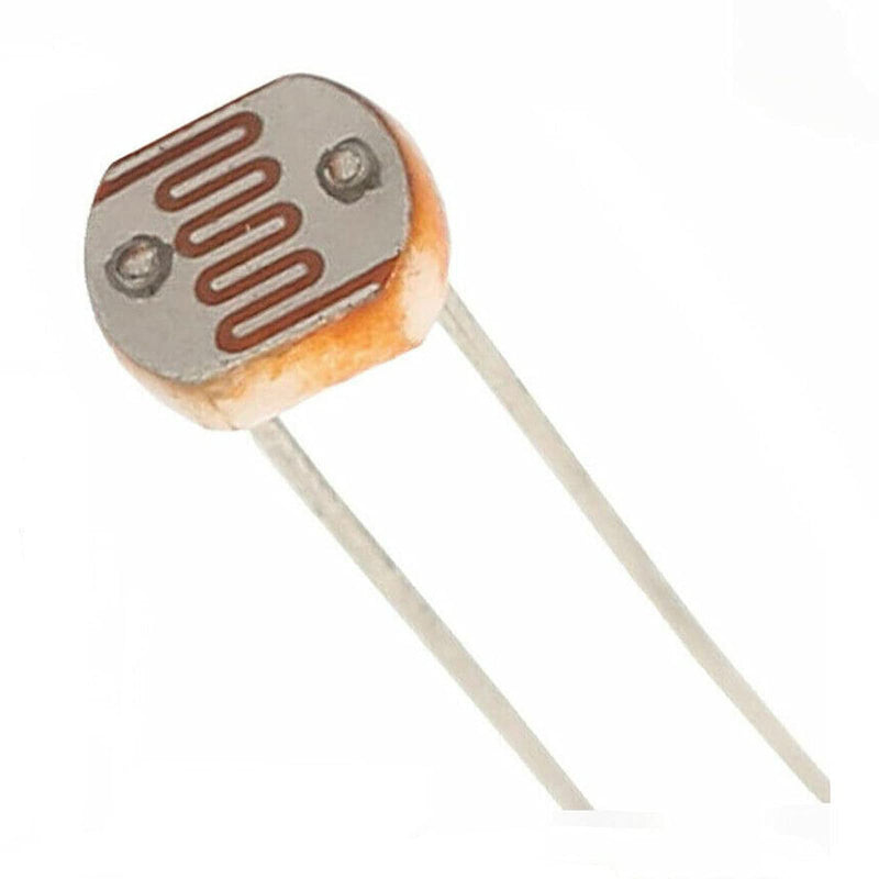 Comforty 20pcs 5mm Ohm Photoresistor LDR Resistor 5528 GL5528 Light Dependent Photoconductor 30pcs Photo Light Sensitive
