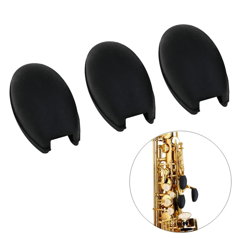 OriGlam 3pcs Sax Thumb Finger Rest Saxophone Finger Rest, Saxophone Palm Key Pads Cushions Thumb Rest for Soprano Alto Tenor Sax Wind Instruments