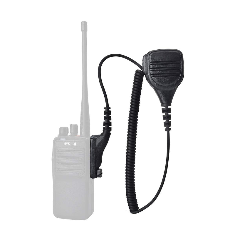 HYS IP54 Waterproof Speaker Shoulder Microphone, Handheld Remote Speaker Mic with Reinforced Cable for APX4000 APX6000 APX7000 XPR6350 XPR6550 XPR7350 XPR7550 APX 4000 6000 7000 8000