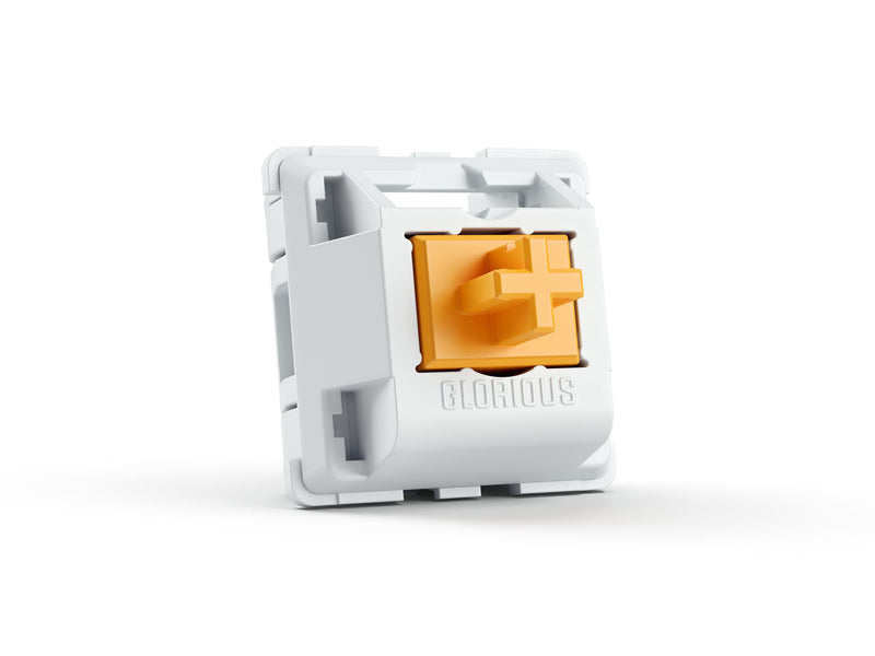 Glorious Panda Switch (LUBED) - 36x Plate Mounted 3 pin Switches for Mechanical Keyboards (GLO-SWT-HPANDA-LUBED) Panda Lubed