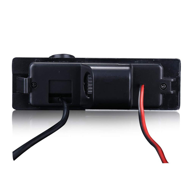 HD Rear-View License Plate Car Reverse Camera for BMW X2 X4 F39 F98 G02/i3 i8 Roadster/Mini Clubman Cooper CooperD Coopers R55 One OneD John Cooper Works F54/Mini Clubman Clubvan R55/Mini Countryman 12mm Len Camera No.02228=103*31mm(connecting)