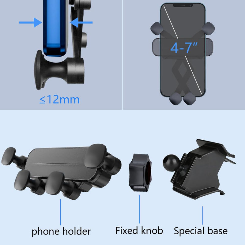 Car Phone Holder Mount for Toyota Venza 2021 2022 2023 2024 Auto Accessories Interior Decoration Mobile Cell Smartphone Bracket