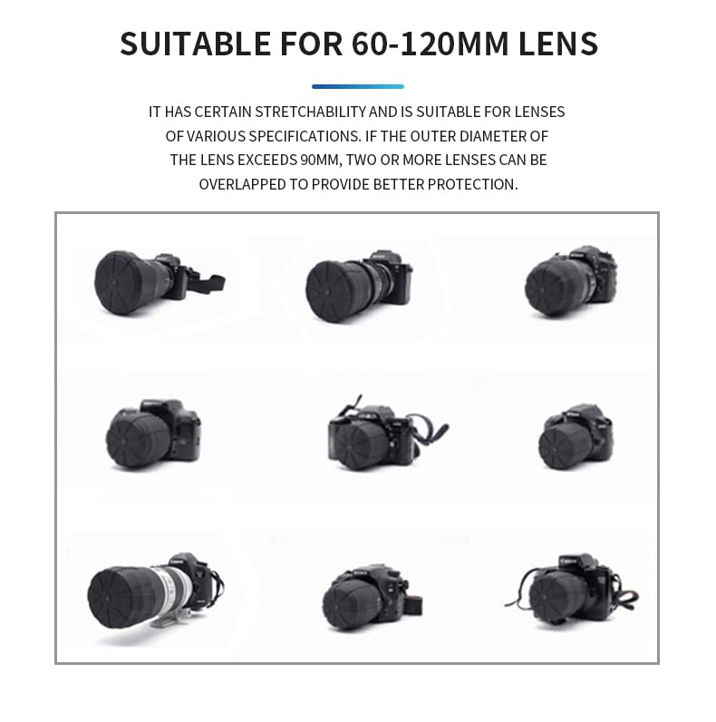 [AUSTRALIA] - Universal Lens Cap - Fits 99% DSLR Lenses, Element Proof, Lifetime Coverage, Single TH-002 1 PCS 