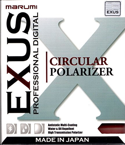 EXUS 62mm CPL Marumi Antistatic MC Slim Thin Filter Circular Polarizer Made in Japan … Exus Circular Polariser Filter 62mm