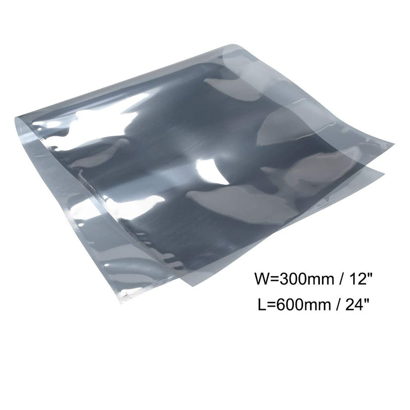 uxcell Antistatic Shield Shielding Bag, Flat Open Top Anti Static Bag for Electronic Devices, 12x24 inch(300x600mm), 10 PCS
