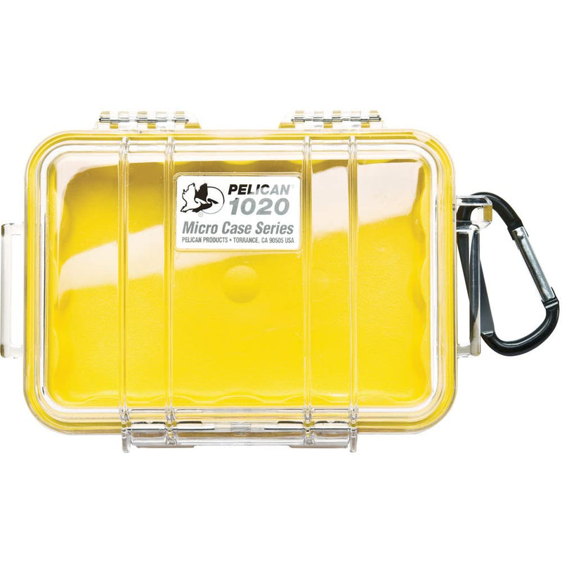 Pelican 1020 Micro Case (Yellow/Clear) 1010 Micro Case (Yellow/Clear)