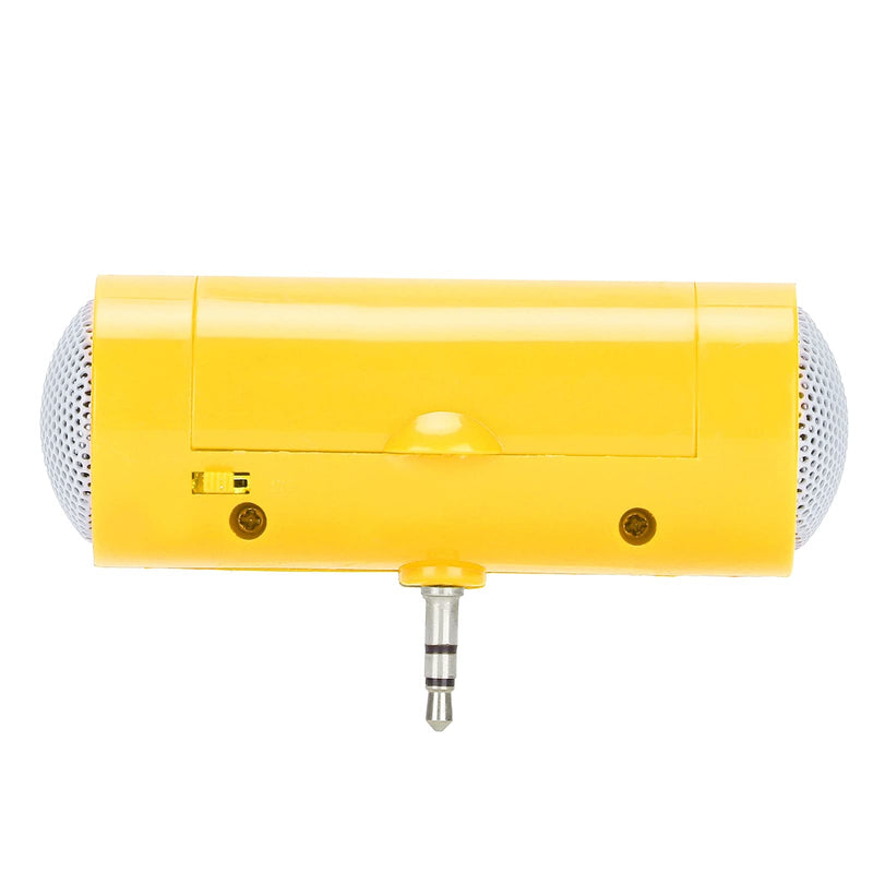 KIMISS Mini Portable Speaker, Pillow Speaker 3.5 mm Jack Stereo Plug in Speakers Cellphone Speaker Mini Speaker with Aux Input for Mobile Phones and Tablets (Yellow) Yellow