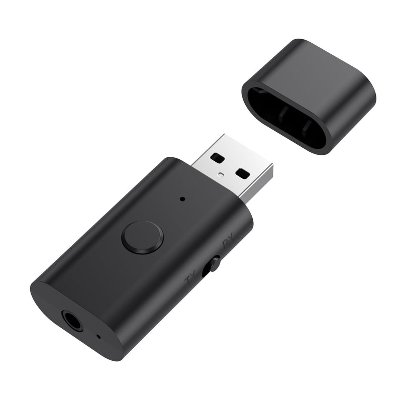 Latest Bluetooth 5.3 Transmitter Receiver, Bluetooth Adapter for Home Stereo, Speakers, Music Streaming Sound System Wireless Audio Transmitter, etc., Effectively Reduce Noise and Signal Interruption
