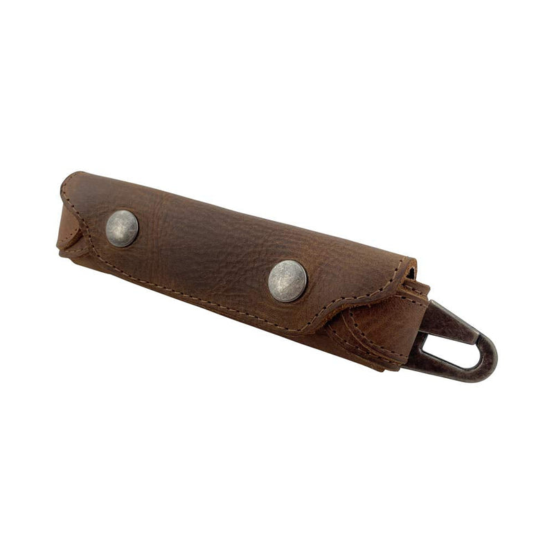 Hide & Drink, Harmonica Leather Case, Vintage Style, Instrument Protector, Musician Accessories, Handmade :: Bourbon Brown