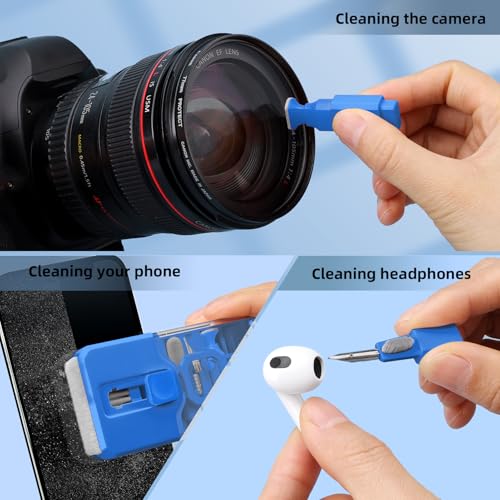 Keyboard Cleaner & Laptop Cleaning Kit, All-in-1 for Computer PC, SkyBlue