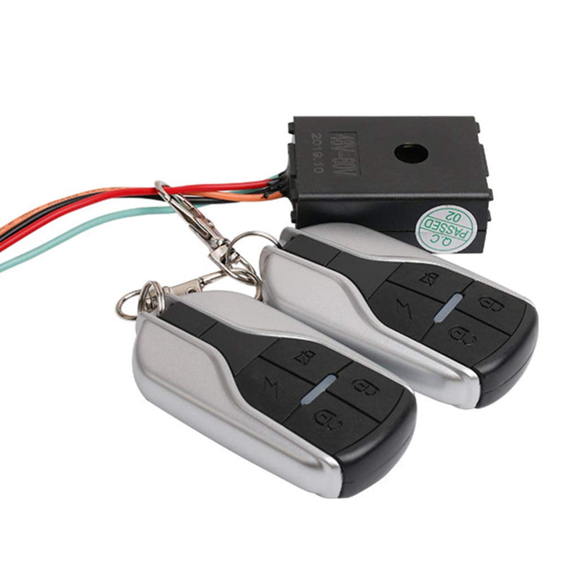 [AUSTRALIA] - Garneck Motorcycle Anti Security Alarm System with Double Remote Waterproof for 48V 60V 64V 72V Scooter Bicycle - Remote Control Random Style 