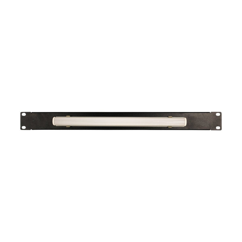 NavePoint 1U Steel Panel Light for Standard 19 Inch Server Cabinet Rack Lighting Panel Black