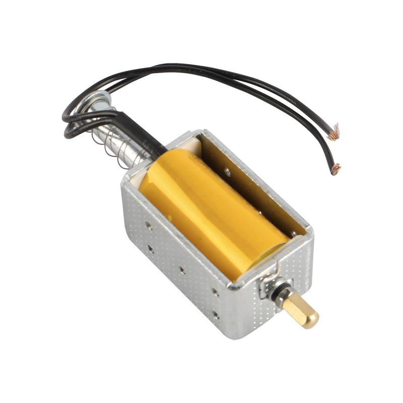 [AUSTRALIA] - Laroal DC 12V 35mm Hub Electromagnet VS1 Load Switch Electromagnetic Coil Push Pull Electromagnetic Coil with Spring Return 8A for Vending Machines, Transport Equipment 