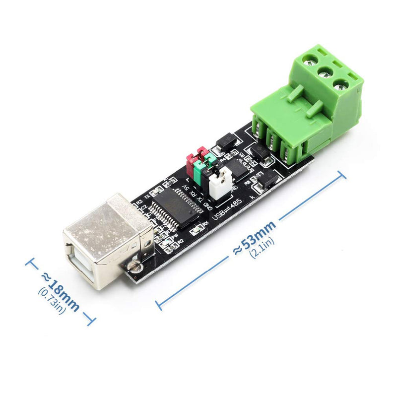 HiLetgo 2pcs USB to RS485 USB to TTL Serial Converter Adapter FT232RL 75176 FTDI Interface