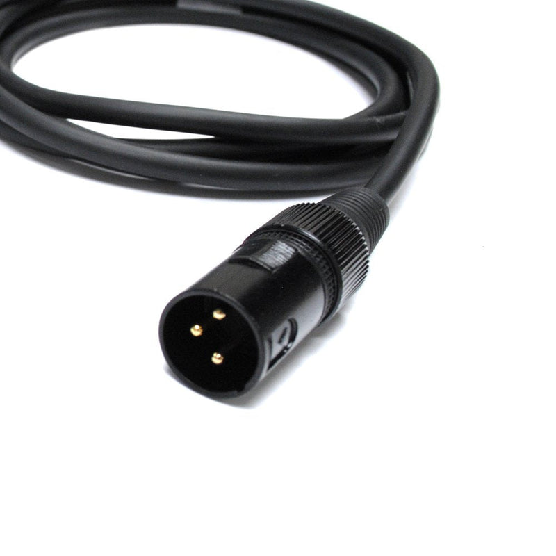 Audio2000's C14012P2 12 Ft 1/4" TRS Right Angle to XLR Male Cable (2 Pack)