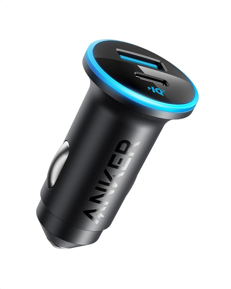 Anker USB A to USB C Cable [2 Pack 3ft] & Anker 323 USB-C Car Charger Adapter