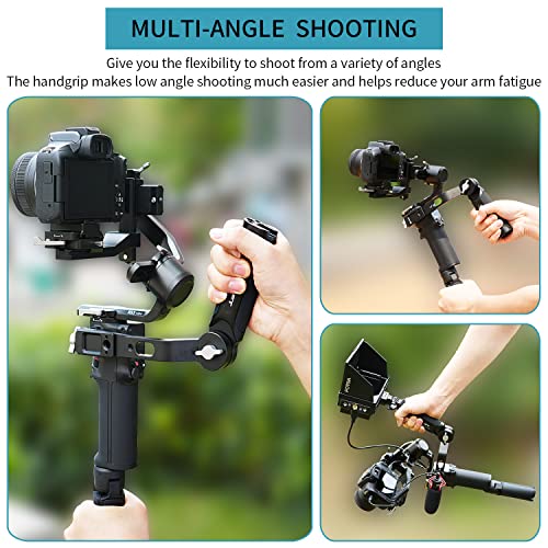 Hersmay Metal Adjustable Sling Handgrip Gimbal Sling Handle for DJI RS 4 Mini, RS 4, RS 4 Pro, RS 3 Mini,DJI RS 2,RSC 2, RS 3, RS 3 Pro Gimbal Handheld Stabilizer Accessories