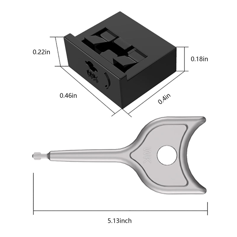 10Pcs USB Port Blocker with 1 Key,Locking USB Port/Dust Blocker,USB-A Dust Cap Female Port Plug Protector, Compatible with USB-A Ports,Computers,TVs,Routers (Yellow) 10+1 Yellow