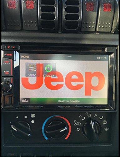 Double Din Dash Kit for Jeep Wrangler | Compatible with Jeep Wrangler, 2003-2006
