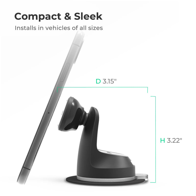 iOttie iTap 2 Magnetic Dashboard Car Mount Holder || Cradle for Samsung Galaxy S22, Google Pixel 7, Motorola Moto G, OnePlus 10, Sony Xperia & Other Android Smartphones Dash Mount