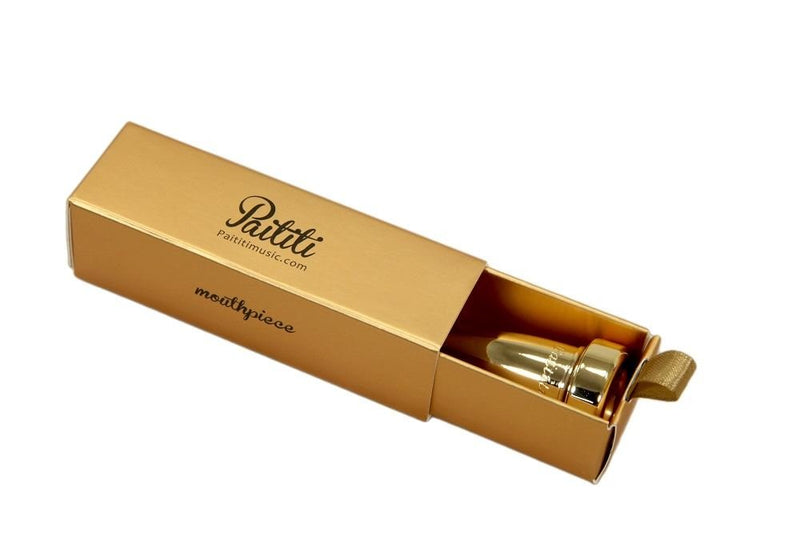 Paititi Gold Plated Rich Tone Bb 3C Trumpet Mouthpiece 3C Rich Tone Gold Plated