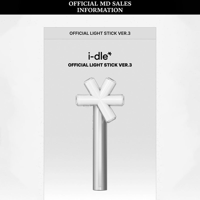 i-dle Official Light Stick VER.3 + 4 Extra Photocard