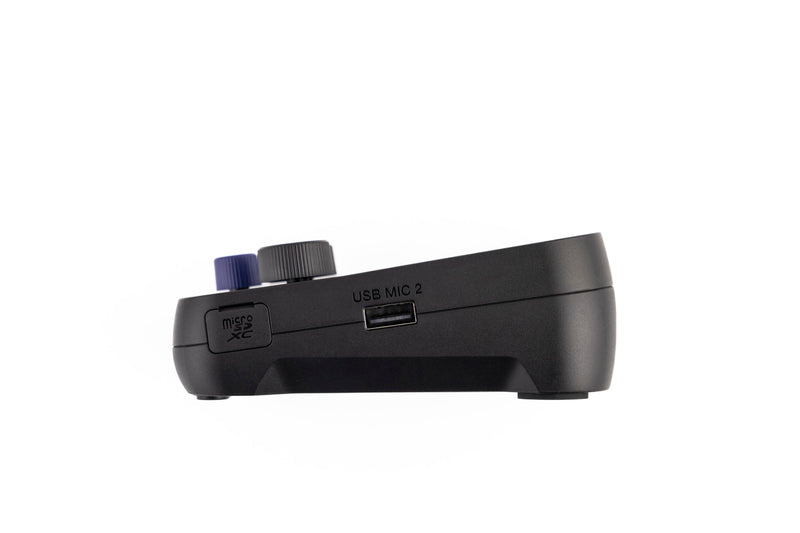 PodTrak P2 Podcast Recorder with 2 USB Mic Inputs, 2 Headphone Outputs, AI Noise Reduction, Tone & COMP Effects, Remote Guest Recording, SD Cards up to 1TB, Battery Powered, & USB-C Powered
