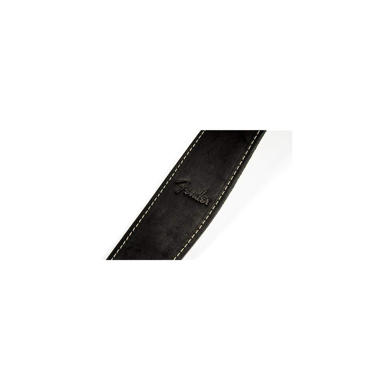 Fender Ball Glove Leather Guitar Strap, Stocking Stuffers, Guitar Accessories, 2.5in, Black
