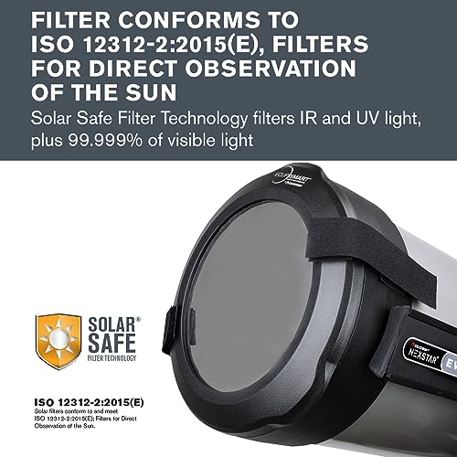 Celestron EclipSmart 6" Solar Safe Eclipse Telescope Filter – ISO Compliant 6" SCT