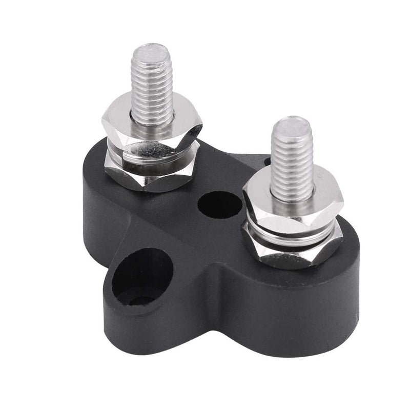 Power Distribution Block, M6 Busbars, Power Supply Terminal Block, Double 48 V, High Performance Plus Power Distribution, 2 Bolts