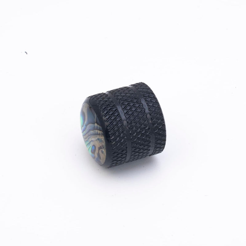 4Pcs Metal Guitar Knobs Volume Tone Control Knob Dome Tone Knobs for Electric Guitar Bass Replacement Parts, Black (Pattern D) Black (Pattern D) 4