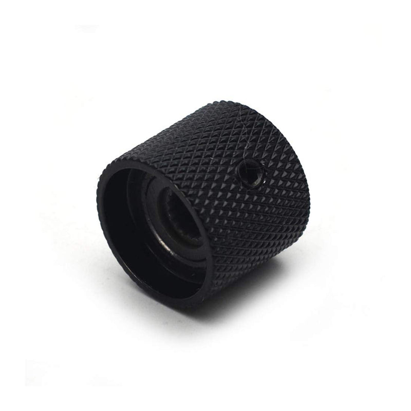 Set of 3 Black Metal Guitar Control Knob, Guitar Volume Tone Control Dome Knobs, Tele Telecaster or Guitar Bass Replacement Parts