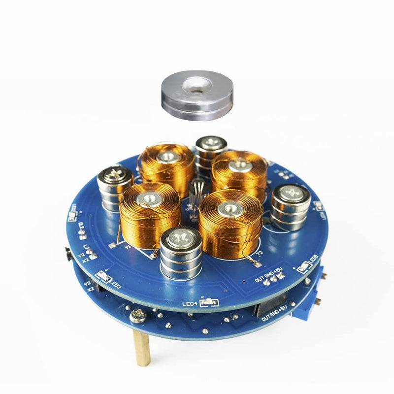 MBLUE 2/4pcs 21x22mm Magnetic Floating Coil Copper Cylindrical Suitable for Magnetic Levitation Over 800g
