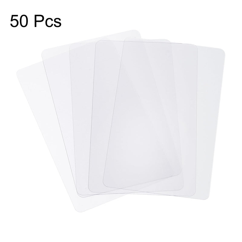 MECCANIXITY 50pcs Plastic Opening Card 0.35mm Ultra Thin Flexible Pry Opening Tool for LCD Screen Mobile Phone Repair