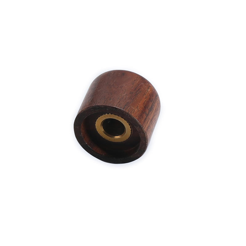 3Pcs Rose Wood Guitar Volume Tone Knobs with Brass Hole Bass Guitar Control Knobs for Strat Telecaster Jazz Les Paul Replacement Parts 3 Piece Rosewood-6.0