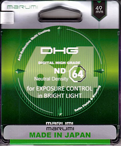 Marumi 49 mm Digital High Grade ND64 Filter for Camera Marumi DHG ND64 Filter 49mm