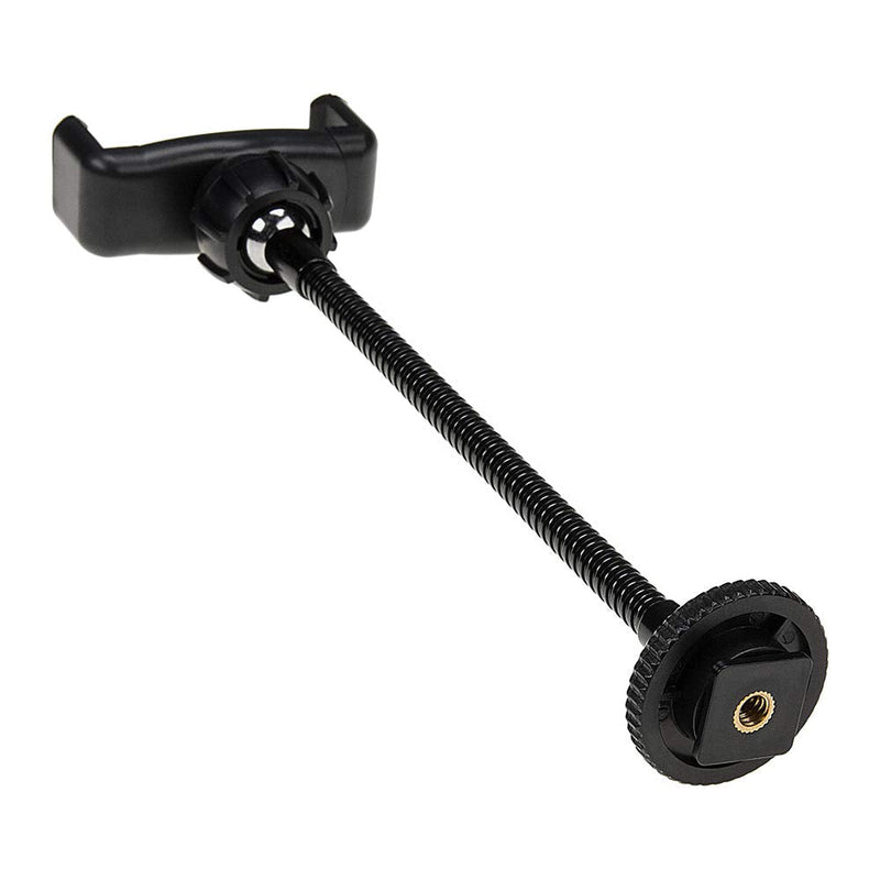 [AUSTRALIA] - Fotodiox Cell Phone Mount w/Gooseneck Tripod/Hot Shoe Adapter - Universal Phone 1/4" Tripod Mount Clamp for Smartphones, 2.2-4" Wide Adjustable 