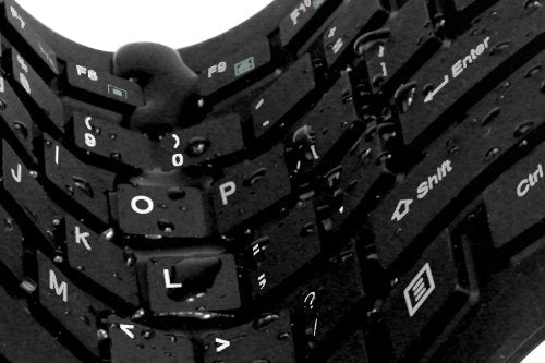 Adesso SlimTouch 232 Antimicrobial Waterproof Flexible Keyboard for Windows 8/7/Vista/XP/2000 (AKB-232UB), black