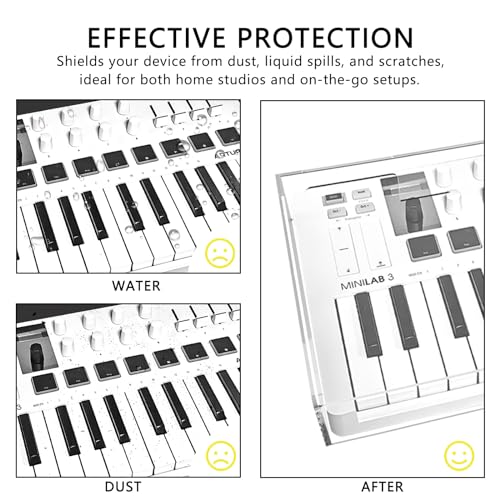 Musiin 25 Key MIDI Keyboard Cover Compatible With Arturia MiniLab 3