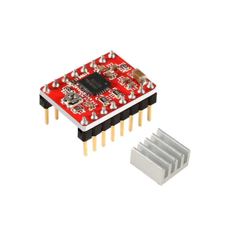 ACEIRMC 3D Printer CNC Shield V3 Engraver Expansion Board with 4X A4988 Driver Module and 4 x Radiator