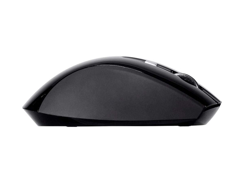 Monoprice Select Wireless Ergonomic Mouse - Black - Ideal for Work, Home, Office, Computers - Workstream Collection